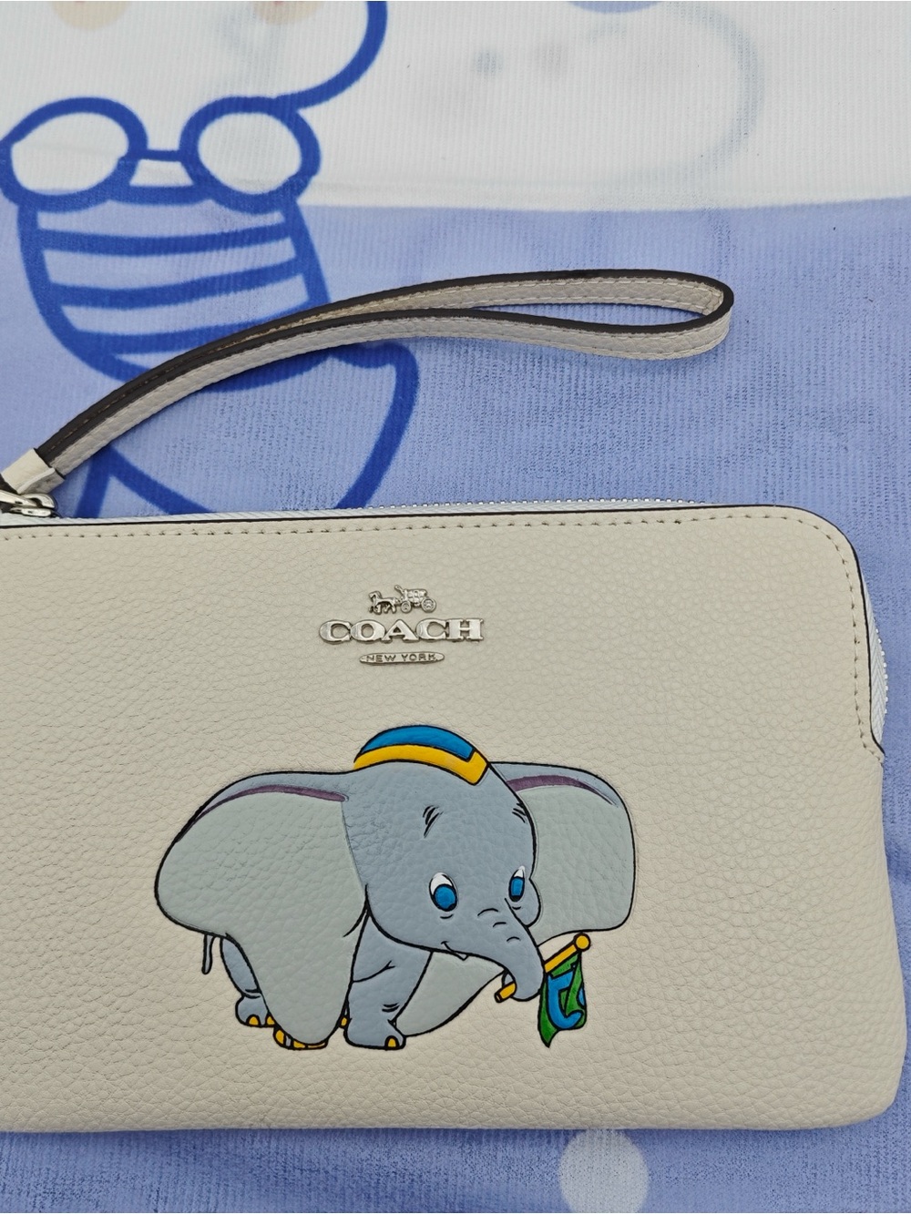 Coach Ivory Dumbo Wristlet Wallet